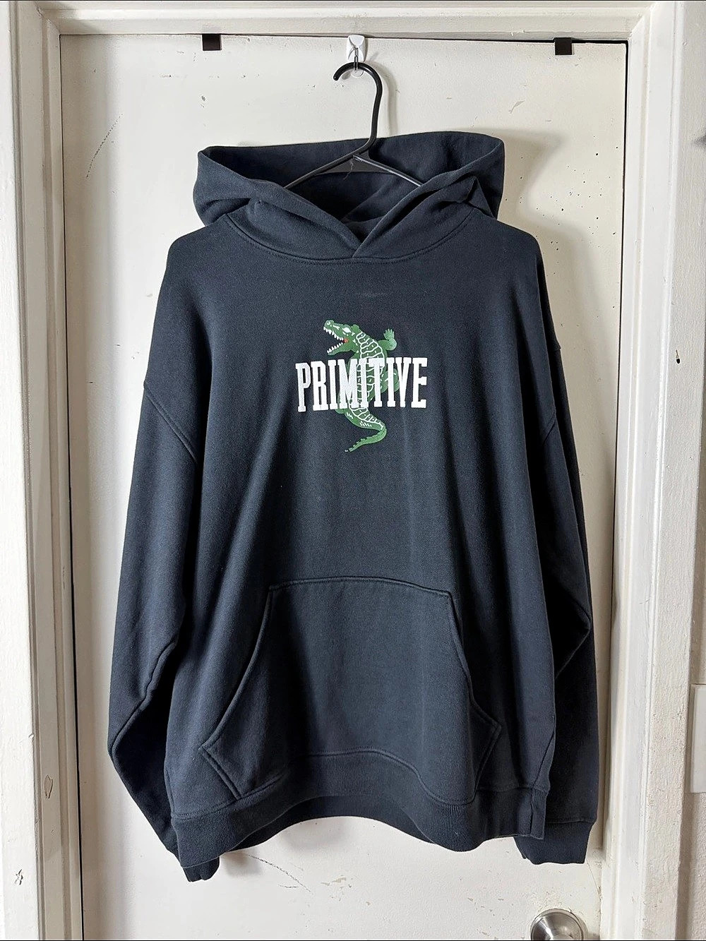 *NWOT* Primitive Skateboarding Glades Boxy Hood Black Graphic Hoodie